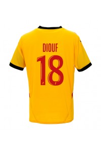 RC Lens Andy Diouf #18 Voetbaltruitje Thuis tenue 2024-25 Korte Mouw